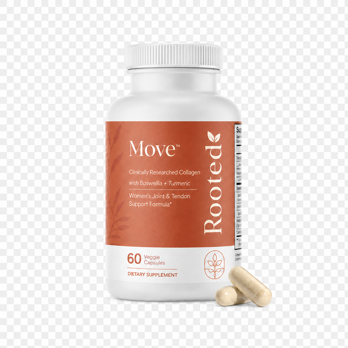 Rooted Move menopause joint and tendon support bottle