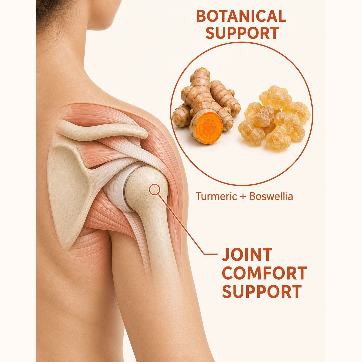 Boswellia and turmeric for everyday joint comfort